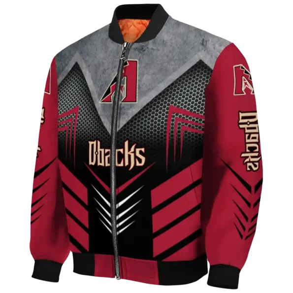 arizona diamondbacks arrow layer red black bomber jacket best selling.webp
