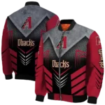 arizona diamondbacks arrow layer red black bomber jacket best selling.webp