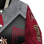 arizona diamondbacks arrow layer red black varsity jacket best selling