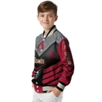 arizona diamondbacks arrow layer red black varsity jacket best selling