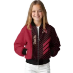 arizona diamondbacks triple side stripes red black bomber jacket best selling.webp