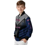 atlanta braves arrow layer navy black bomber jacket best selling.webp