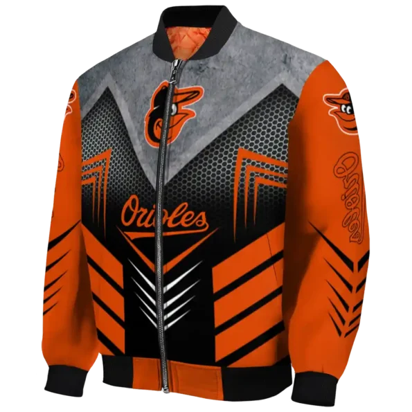 baltimore orioles arrow layer orange black bomber jacket best selling
