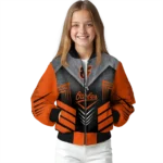 baltimore orioles arrow layer orange black bomber jacket best selling