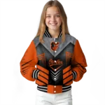 baltimore orioles arrow layer orange black varsity jacket best selling