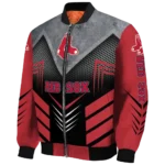 boston red sox arrow layer red black bomber jacket best selling