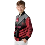 boston red sox arrow layer red black bomber jacket best selling