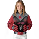 boston red sox arrow layer red black varsity jacket best selling