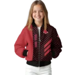 boston red sox triple side stripes red black bomber jacket best selling