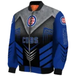 chicago cubs arrow layer blue black bomber jacket best selling