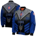 chicago cubs arrow layer blue black bomber jacket best selling