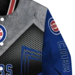 chicago cubs arrow layer blue black varsity jacket best selling