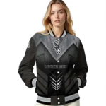 chicago white sox arrow layer black varsity jacket best selling