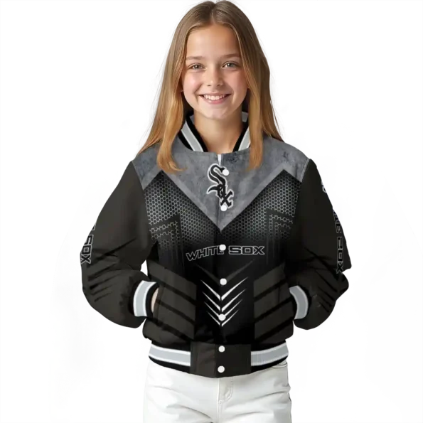 chicago white sox arrow layer black varsity jacket top rated
