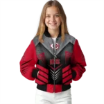 cincinnati reds arrow layer red black bomber jacket best selling