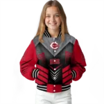 cincinnati reds arrow layer red black varsity jacket best selling
