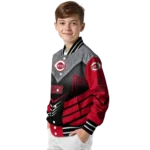cincinnati reds arrow layer red black varsity jacket best selling