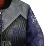 colorado rockies arrow layer blue black bomber jacket best selling