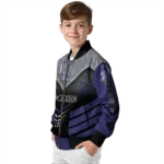 colorado rockies arrow layer blue black bomber jacket best selling