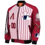 custom arizona diamondbacks eagle baseball red white bomber jacket best selling.webp