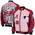 custom arizona diamondbacks eagle baseball red white bomber jacket best selling.webp