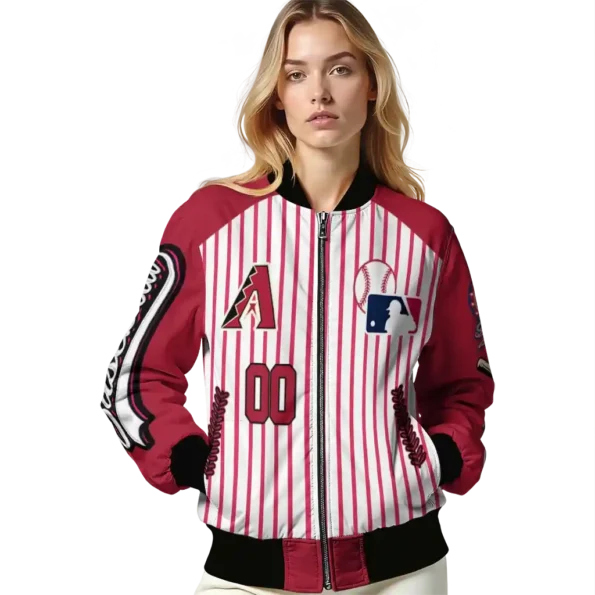 custom arizona diamondbacks eagle baseball red white bomber jacket latest model.webp