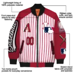 custom arizona diamondbacks eagle baseball red white bomber jacket best selling.webp