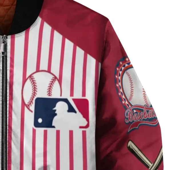 custom arizona diamondbacks eagle baseball red white bomber jacket premium grade.webp