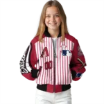 custom arizona diamondbacks eagle baseball red white bomber jacket best selling.webp