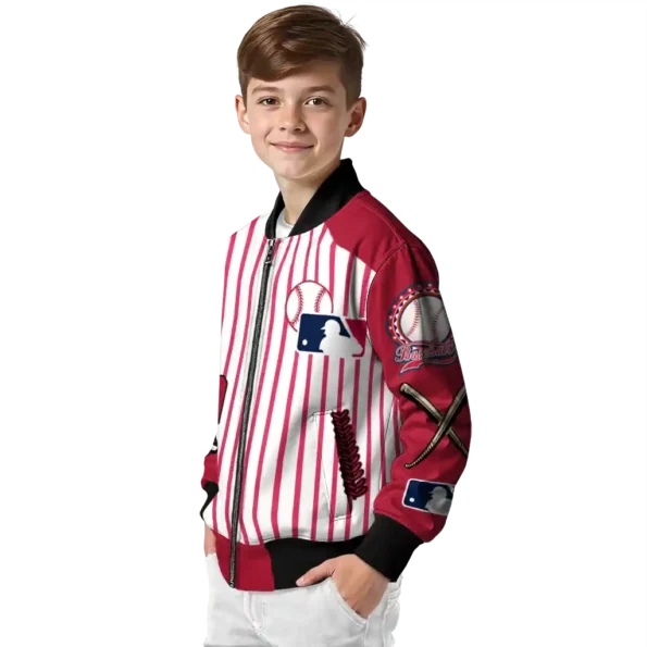 custom arizona diamondbacks eagle baseball red white bomber jacket trendy.webp