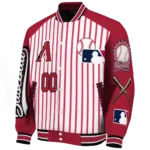 custom arizona diamondbacks eagle baseball red white varsity jacket best selling