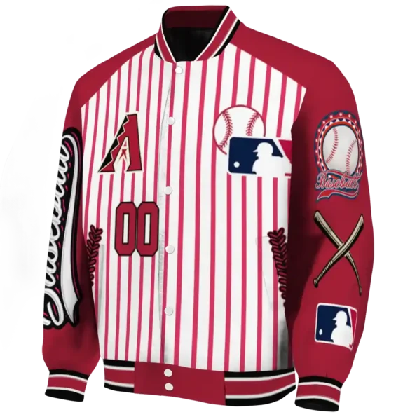 custom arizona diamondbacks eagle baseball red white varsity jacket best selling