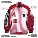 custom arizona diamondbacks eagle baseball red white varsity jacket best selling