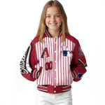 custom arizona diamondbacks eagle baseball red white varsity jacket best selling