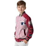custom arizona diamondbacks eagle baseball red white varsity jacket best selling