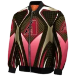 custom arizona diamondbacks mesh chest black crocs black bomber jacket best selling.webp