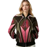 custom arizona diamondbacks mesh chest black crocs black bomber jacket best selling.webp
