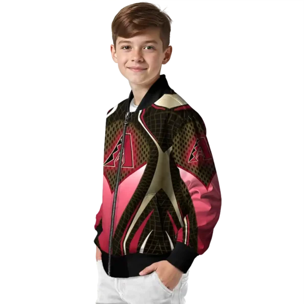 custom arizona diamondbacks mesh chest black crocs black bomber jacket trendy.webp