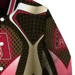 custom arizona diamondbacks mesh chest black crocs black varsity jacket best selling