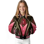 custom arizona diamondbacks mesh chest black crocs black varsity jacket best selling