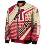 custom arizona diamondbacks star burst red bomber jacket best selling.webp