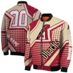 custom arizona diamondbacks star burst red bomber jacket best selling.webp