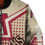 custom arizona diamondbacks star burst red bomber jacket best selling.webp