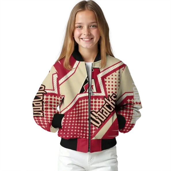custom arizona diamondbacks star burst red bomber jacket top rated.webp
