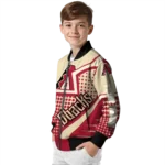 custom arizona diamondbacks star burst red bomber jacket best selling.webp