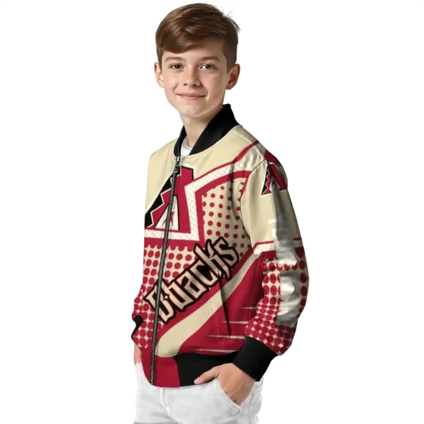 custom arizona diamondbacks star burst red bomber jacket trendy.webp