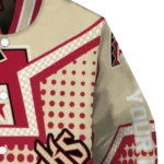 custom arizona diamondbacks star burst red varsity jacket best selling