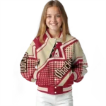 custom arizona diamondbacks star burst red varsity jacket best selling