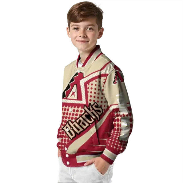 custom arizona diamondbacks star burst red varsity jacket trendy