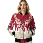custom arizona diamondbacks winged blaze red white bomber jacket best selling.webp